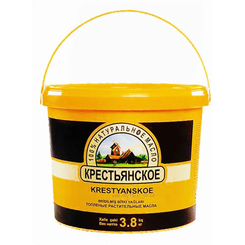 KRESTYANSKOE ƏRİDİLMİŞ BİTKİ YAĞI 3.8 KQ