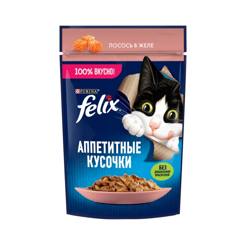 FELIX PİŞİK YEMİ 75 Q SALMON ƏTİ JELE
