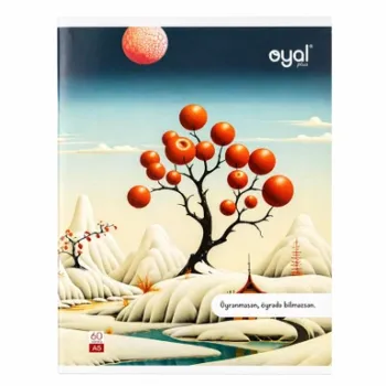 Dəftər Oyal 21937512, A5, rəngbərəng, 60 vərəq