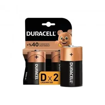Duracel L Büyük Pil 2 Li