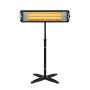 Qızdırıcı Kumtel Dx-25 Twinray Ayaqlı İki Spirallı İnfraqırmızı Qızdırıcı 2500 W