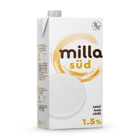 MİLLA SÜD AZ YAĞLI 1,5% 1 LT