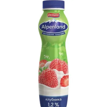 ALPENLAND YOQURT İÇMƏLİ 290 Q ÇİYƏLƏK 1