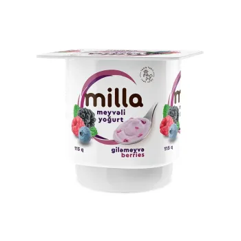 MİLLA YOQURT 115 Q MEŞƏ GİLƏMEYVƏ